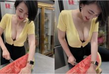 性感短髮御姐「Chi Chin」爆乳切西瓜　網友：想喝西瓜牛奶-德州扑克迷