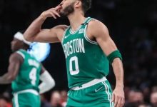 迈博体育 塔图姆狂轰41+14大桥27分 绿军力克篮网夺5连胜-德州扑克迷