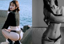 「辣氣模特」海邊只剩丁字褲，「兇猛屁桃」讓網友超驚豔-德州扑克迷