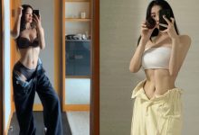 「健美正妹」褲頭落下狂展「猖狂腹肌」，「完美川字」讓人遐想萬分-德州扑克迷