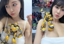 性感甜心「安希」模型公仔坐肩膀好可愛！網友驚呼：羨慕大黃蜂-德州扑克迷