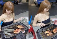 鄰居正妹「爆乳BBQ」好火辣　仔細看是最性感英文教師！-德州扑克迷