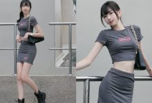 路邊驚見「白嫩大眼妹」曲線一覽無遺，「螞蟻腰搭長玉腿」惹心癢-德州扑克迷