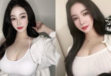 火辣大姐姐「豐滿上圍比臉大」，白色低胸裝「車頭燈太大顆」！-德州扑克迷