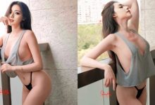 太大膽！性感妖精《謝立琪Kiki》穿超寬鬆吊嘎　在陽台大洩春光-德州扑克迷