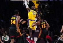 大发体育-詹姆斯25+10约翰逊25分 浓眉22+15湖人大胜老鹰，大发助力你的致富之路！-德州扑克迷