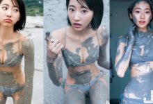 衝一波！海水浴場驚見「爆乳版結衣」身著「危險泥巴衣」！爆乳好身材讓人失去理智-德州扑克迷