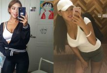 健身正妹身材火辣「美規翹臀」乍現，背心深V「深遂乳溝」側看乳峰超立體！-德州扑克迷