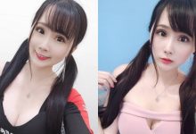 正妹主持「周依依」穿上粉嫩低胸服，「超白皙的性感曲線」好兇呀！-德州扑克迷