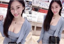 百貨公司發現「爆乳眼鏡娘」飽滿視角太犯規！超甜美外型有夠撩人-德州扑克迷