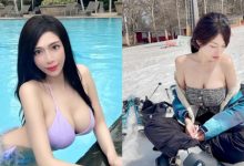 愛水不怕流鼻水！長腿尤物不管夏天還是冬天都直接脫了！-德州扑克迷