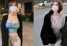 臉可以遮但奶不行！「雪乳正妹」爆奶上街　展現驚人軟實力-德州扑克迷
