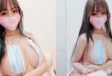 巨乳正妹「邱默默」防疫大作戰　口罩再利用做成比基尼也罩不住-德州扑克迷