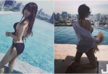 中原大學「甜美正妹」度假秀比基尼！前凸後翹性感曲線好撩人啊！-德州扑克迷