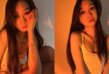 「淘氣少女」黃光下露鮮嫩美體，「銷魂曲線」連影子都完美現形-德州扑克迷