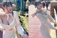 去迪士尼爆乳合法嗎？「高挑正妹」低胸爆乳遊東京，畫面太美網友好愛看-德州扑克迷