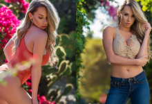 很兇！爆乳妹「裸身捧乳」挑戰大尺不手軟　渾圓飽滿「大肉包」最吸睛-德州扑克迷