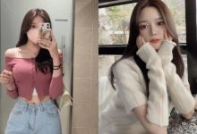 大眼正妹「對鏡自拍纖腰外露」，「迷人的S曲線」有夠誘人呀！-德州扑克迷