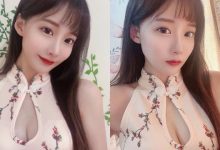 可愛正妹「小皮」旗袍裝酥胸外露，「超甜顏值」讓人瞬間心動！-德州扑克迷