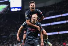 迈博体育 哈兰德双响德布劳内助攻 曼城2-0热刺取8连胜+登顶-德州扑克迷