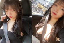 坐車也要這麼辣？大馬正妹「瑋兒」自拍示範「安全帶卡溝」超誘惑-德州扑克迷