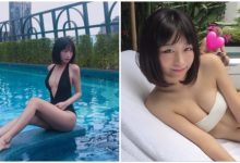 「短髮萌妹」爆乳深V開到肚臍！渾圓胸型還有性感身材，讓人眼神一路往下！-德州扑克迷