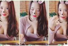 邪惡視角！超正「餐廳大奶妹」低胸豪乳好壞壞！極緻誘惑的「用餐畫面」乳量逼死人…-德州扑克迷