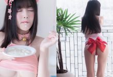 快來拆禮物！白嫩正妹的「蜜桃屁屁」等你探索，大尺舔奶油真的好狂～-德州扑克迷