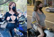 苗栗車聚驚見重量級「豪乳女騎士」胸前自備兩顆安全氣囊-德州扑克迷