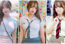 制服學生妹好兇啊！發育超好「把衣服撐爆」，這乳量真的太重了！-德州扑克迷