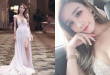 正妹Jennifer穿上禮服「胸器逼人」，惹火深溝忍不住讓人狂瞄！-德州扑克迷