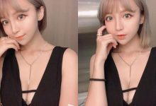 台中美腿正妹「朱兒」深V裝太犯規，項鍊卡進深溝「視角超邪惡」！-德州扑克迷