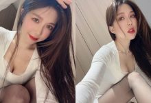 美乳攝影師「紗那醬」誘惑蹲地自拍，火辣的「黑絲造型」讓人受不了！-德州扑克迷