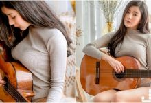 「清純大奶吉他妹」在家不穿褲!「白皙美腿」配奶夾吉他的畫面好誘人!-德州扑克迷