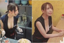 拉麵店捕獲「爆乳正妹店員」！抖胸甩麵技術一流，生意一定很好吧！-德州扑克迷