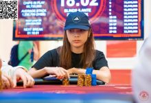 【EV扑克】红龙杯济州站|日本美女NANA记分牌领跑决赛桌 LIU XIAO 1个BB连续翻倍起死回生挺进FT-德州扑克迷