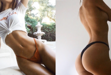 性感復古風！「長腿妹」露小蠻腰緊實肌乍現　一轉身「挺翹蜜臀」打招呼-德州扑克迷