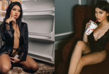 專業撩!性感模特兒不用大面積裸露 「深V低胸裝」藏不住火辣胴體-德州扑克迷