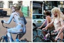 裸騎！英國舉辦最養眼的環保活動，騎著騎著都看傻了-德州扑克迷