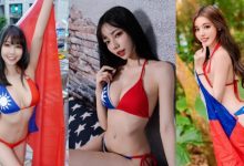 一年只有這一次!國旗比基尼辣妹集體出籠 國慶同歡太有誠意-德州扑克迷