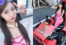 東京甩尾！火辣台灣妹「金娜娜」街頭開卡丁車，吸引路人駐足圍觀！-德州扑克迷