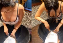 爆乳洗頭妹「蘇秀敏」彎腰雙峰呼之欲出　網友：這壓迫感太大-德州扑克迷