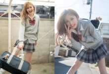 金髮辣妹女高中生「古川優奈」燦爛笑容女友感十足　全身散發滿滿青春活力-德州扑克迷