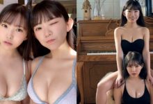 合法巨乳蘿莉「長澤茉里奈」揪妹妹一起爆乳　姊妹丼吃飽飽！-德州扑克迷