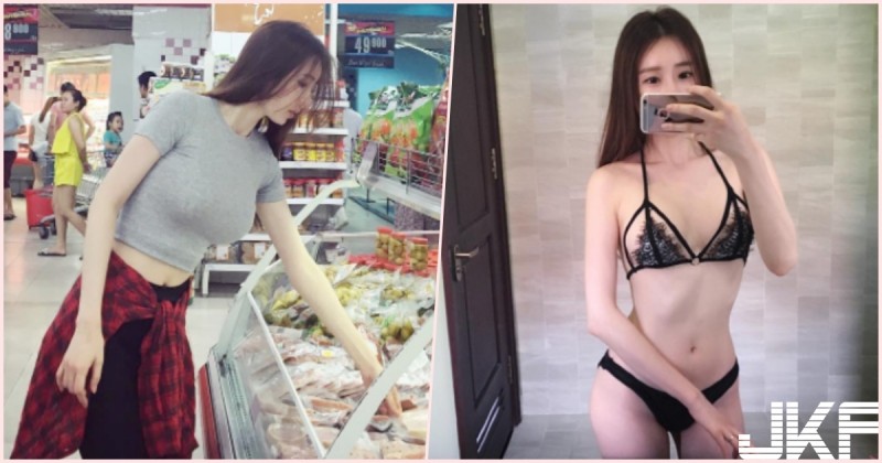 大賣場又見「長腿美乳奶妹」逆天身材好犯規！超白嫩「乳能量」引網友瘋傳&#8230;