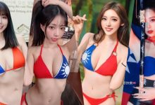 雙十國慶不能少了這味!「國旗女孩」出閘啦,火辣比基尼秀美體慶祝!-德州扑克迷