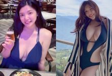 超兇猛「巨乳素人正妹」比基尼快撐爆！火辣性感女業務號稱「中藥界舒淇」！-德州扑克迷