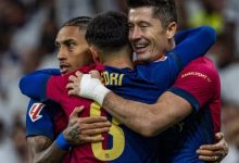 大发体育-西甲-莱万2分钟2球拉菲尼亚传射 皇马主场0-4巴萨,大发助力你的致富之路!-德州扑克迷