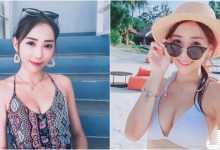 台灣妹子「羽彤」出國玩耍展現軟實力，白色比基尼下風光無限啊～-德州扑克迷