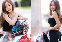 重機美少女出沒!「Thanyarat」皮衣勁裝騎在車上曲線太猛啦,駕馭重機也駕馭我的心~-德州扑克迷